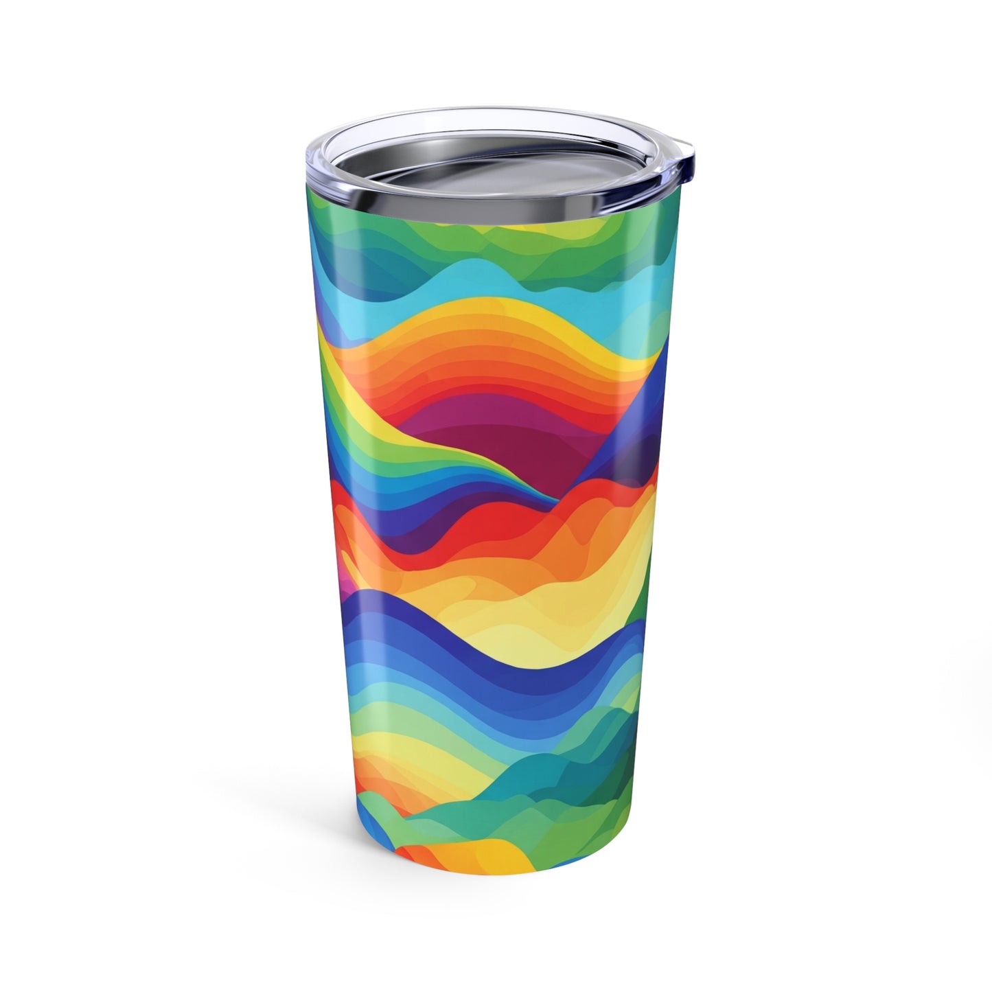 20oz Stainless Steel Printed Tumbler Double Wall Vacuum Insulation Keeps Hot Or Cold Beverages In A Leak Proof Cup