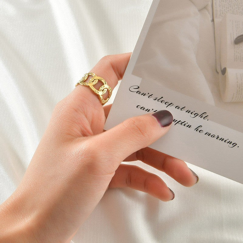 Couple Rings Titanium Steel U Shape Electroplated Anniversary Promise Bands Matching Round Design Design Rings