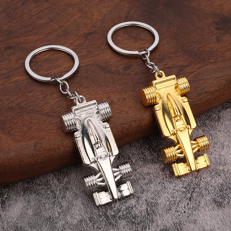 Electric Motorcycle Keychain Zinc Alloy Bike Key Ring Modern Design Gift For Men Women Imitation Gold Finisher