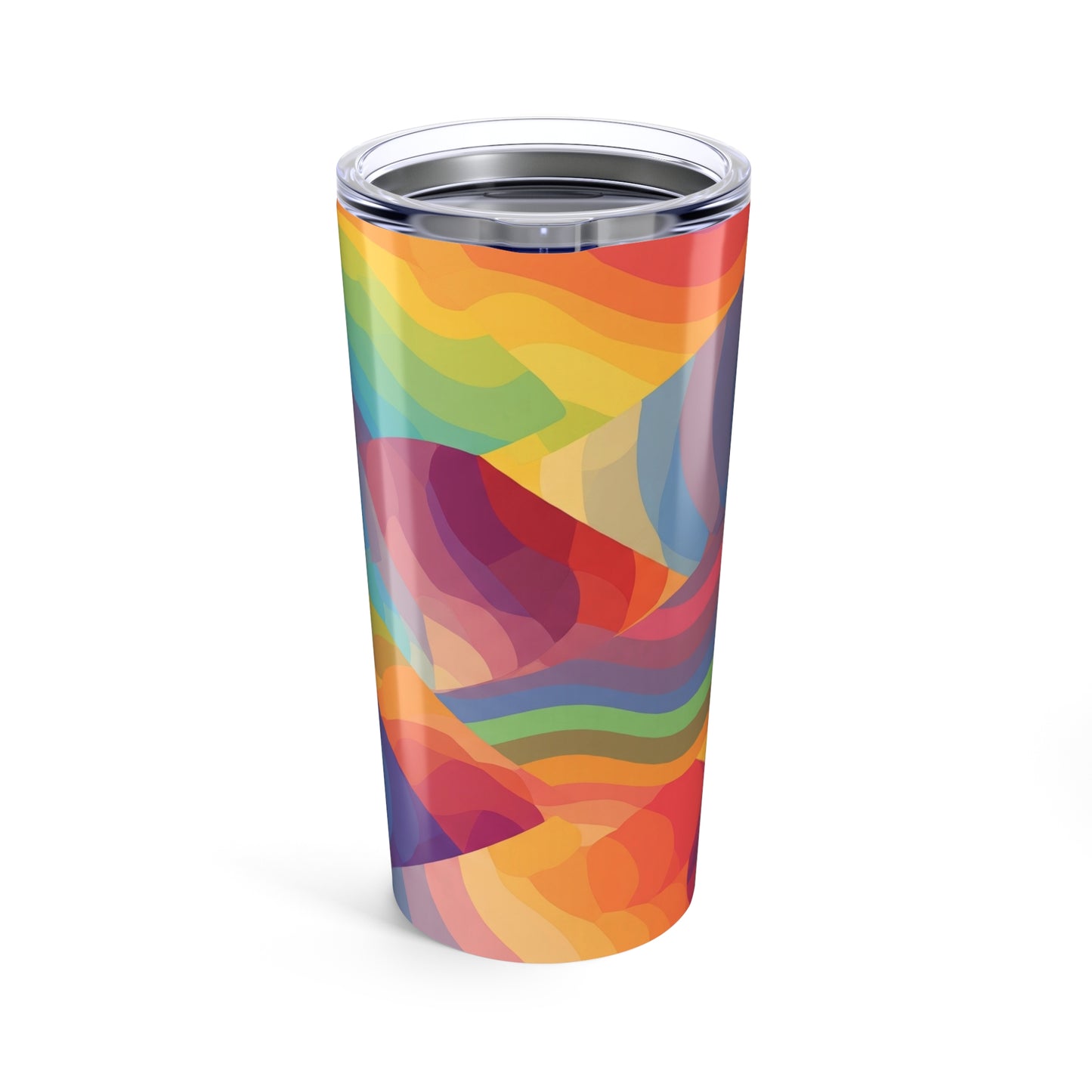 20oz Stainless Steel Tumbler With Double Wall Vacuum Insulation Spill Resistant Thermal Printed Travel Mug For