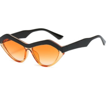 Womens Triangle Cat Eye Sunglasses UV400 Protection Fashionable Sun Glasses for LadiesLightweightFrame Comfort