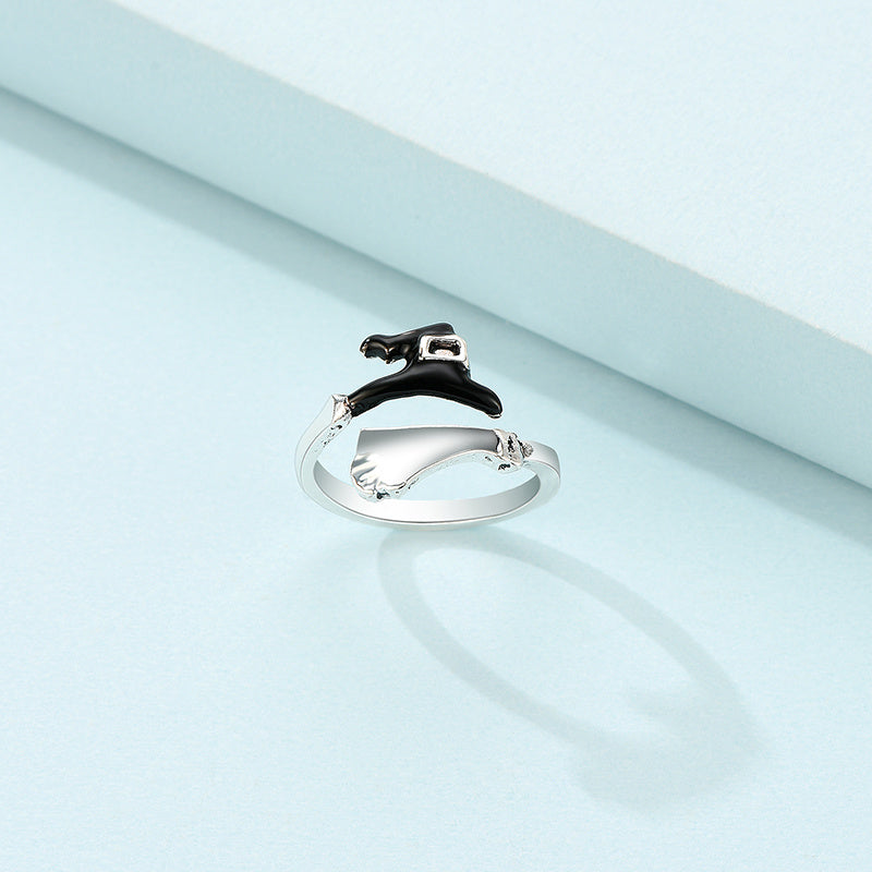 Womens Geometric Ring Gold Plated Alloy Statement Ring Modern Elegant Fashion Jewelry Everyday Ring Daily Wear