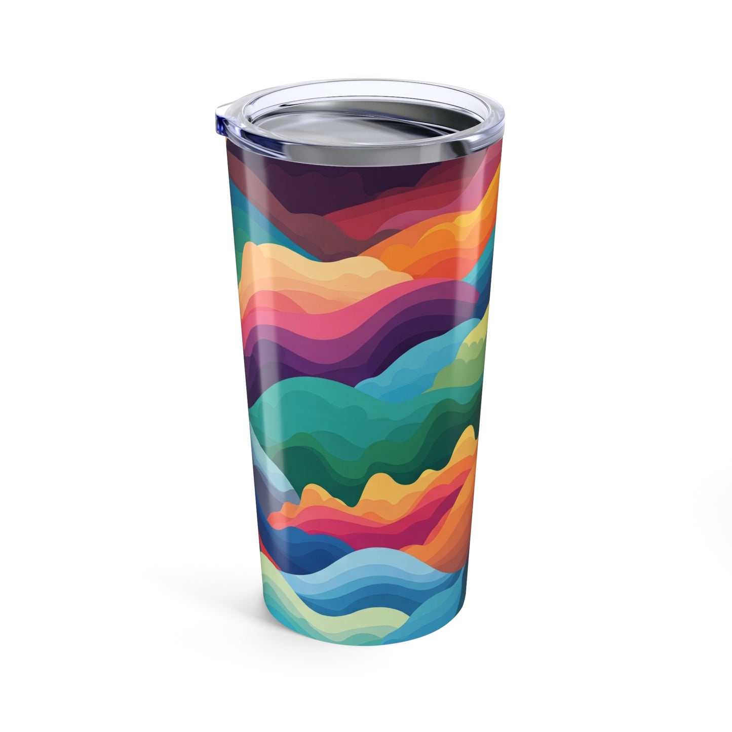 Twenty Ounce Metal Travel Mug With Vacuum Insulation Leak Proof Spill Resistant Lid For Hot Or Cold Beverages