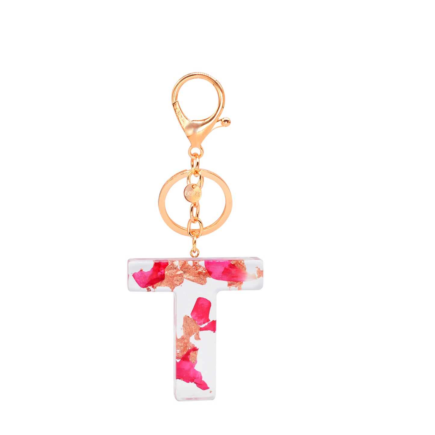 Resin Letter Keychain Initial Pendant English Alphabet Charm For Keys And Bags Backpacks Decoration For Travel