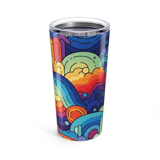 20oz Stainless Steel Tumbler With Double Wall Vacuum Insulation Leak Proof Drink Container BPA Free Dishwasher Safe