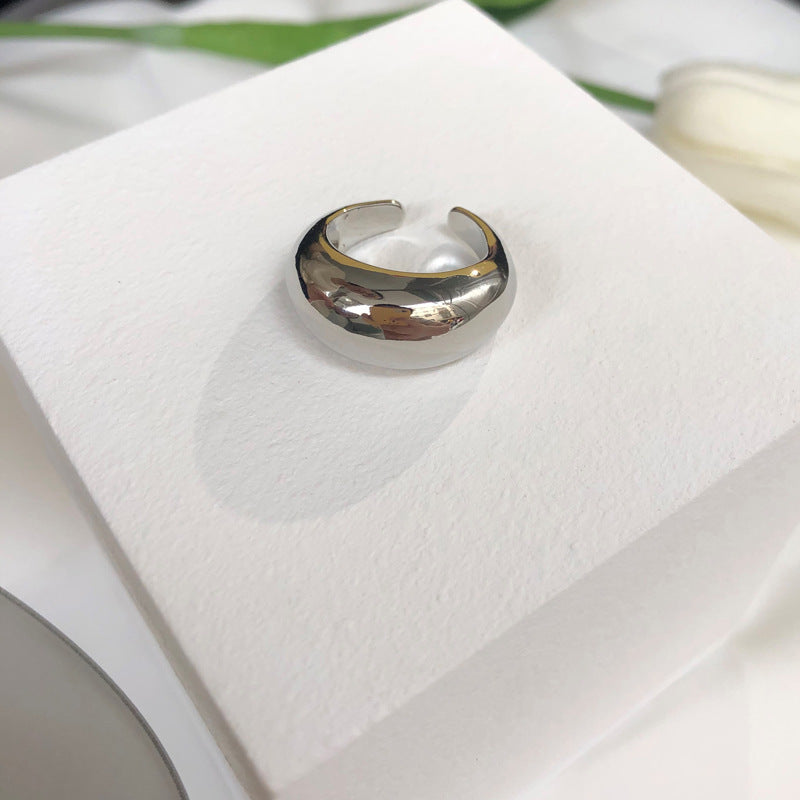 Womens Geometric Ring Adjustable Retro Design Electroplated Finish Individually Packed Everyday Sparkle Finish