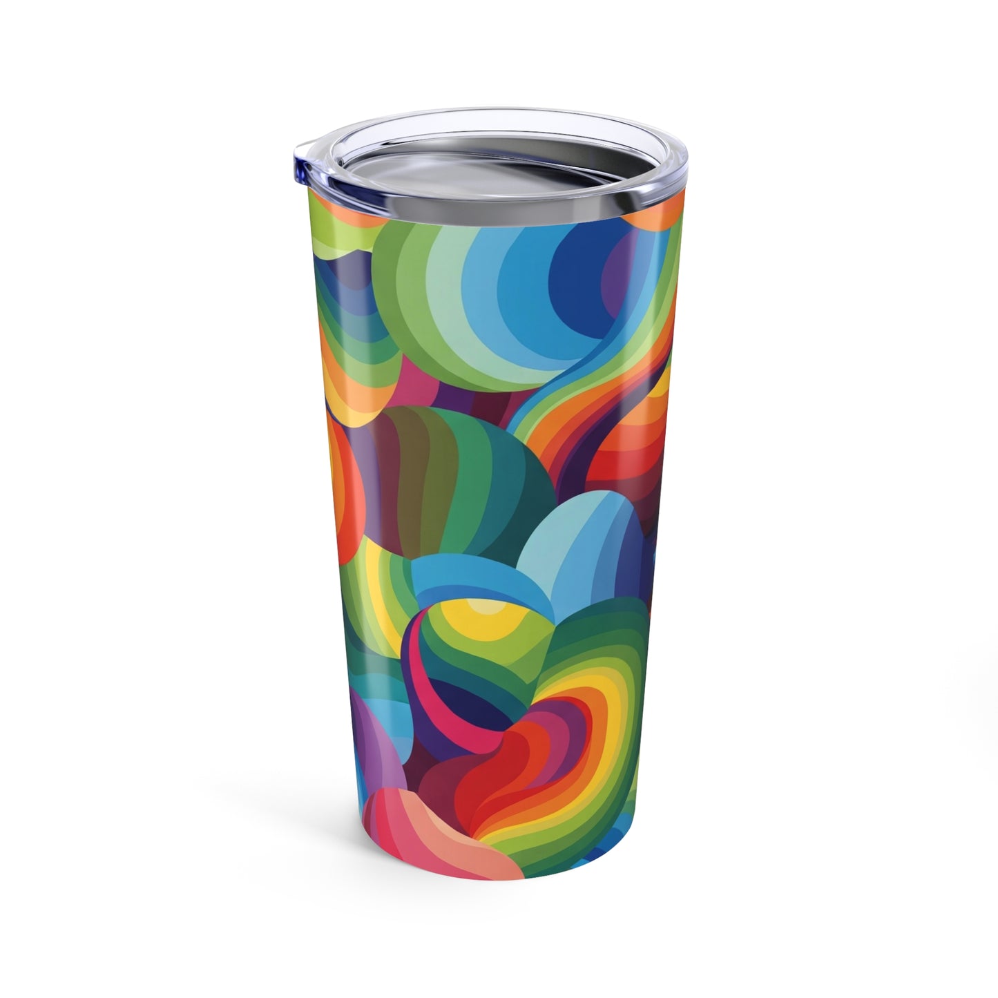 20oz Stainless Steel Tumbler With Double Wall Vacuum Insulation Spill Resistant BPA Free Printed For Hot And Cold