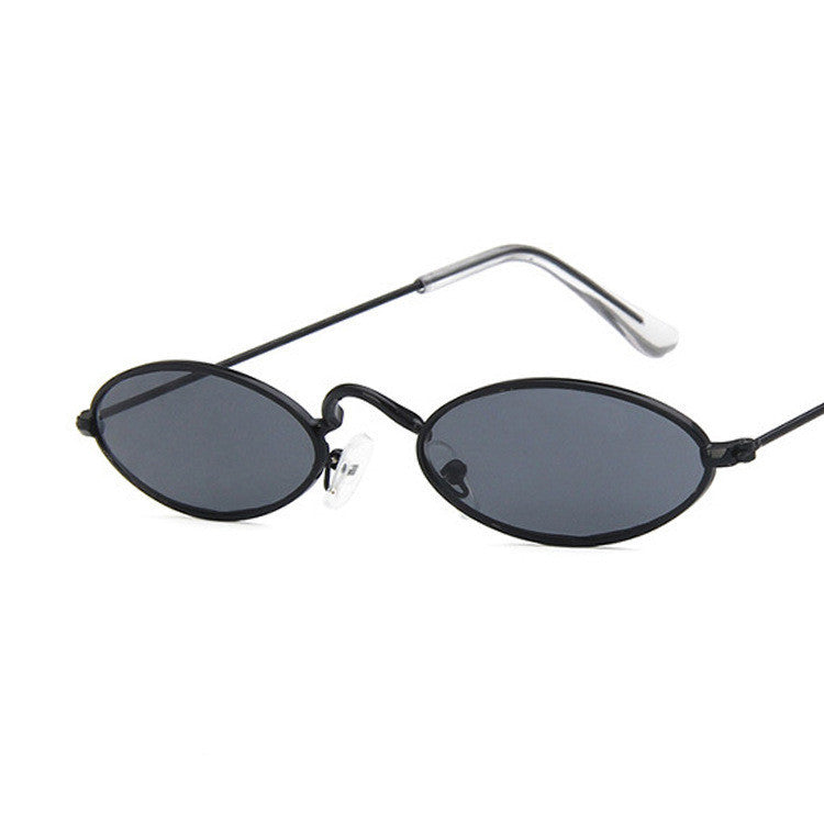 Oval Sunglasses Retro Metal Frame Eyewear For Women And Men Resin Lens Fashion Shades New Design Sun Glasses