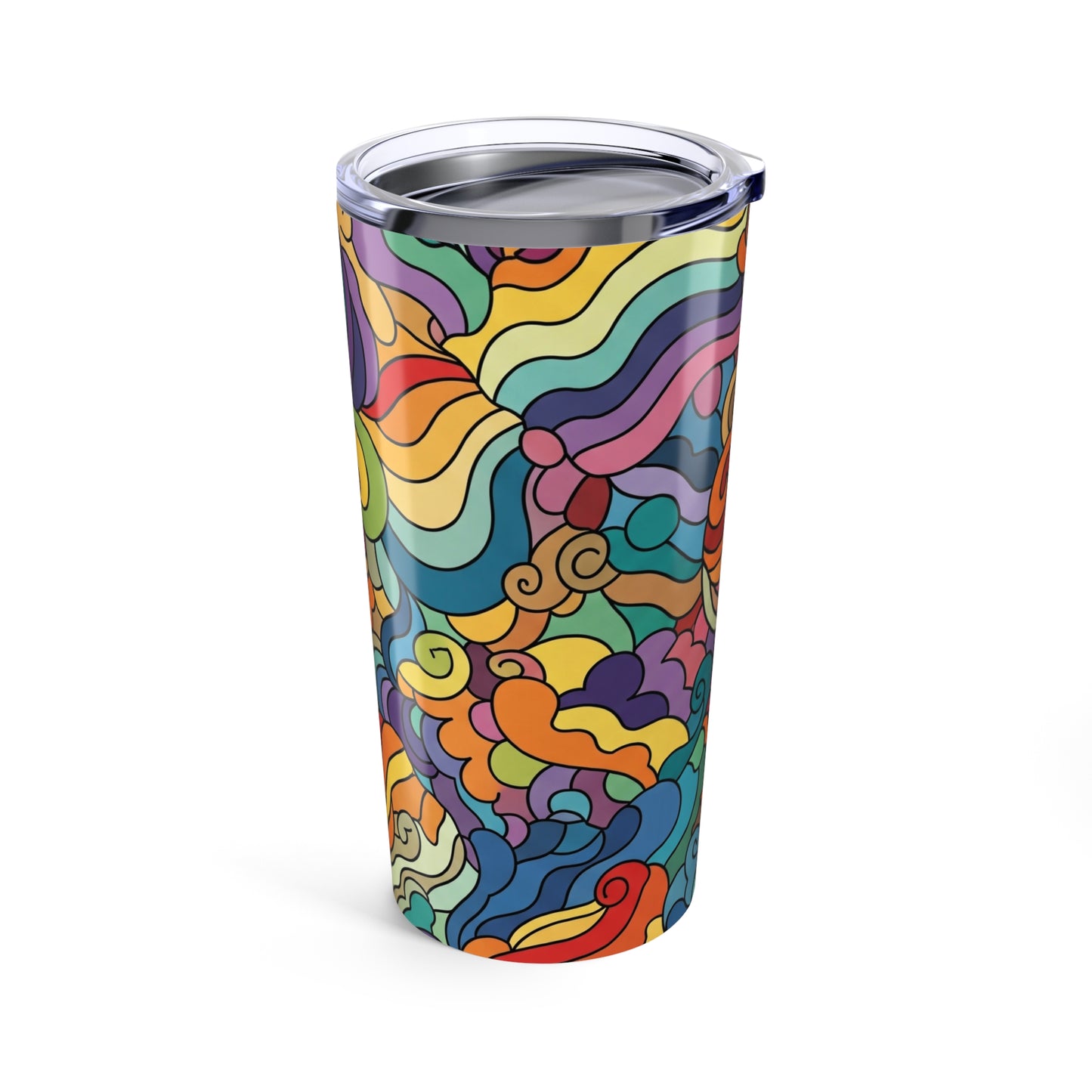 20oz Stainless Steel Tumbler With Double Wall Insulation And Spill Resistant Travel Mug For Hot Or Cold Drinks