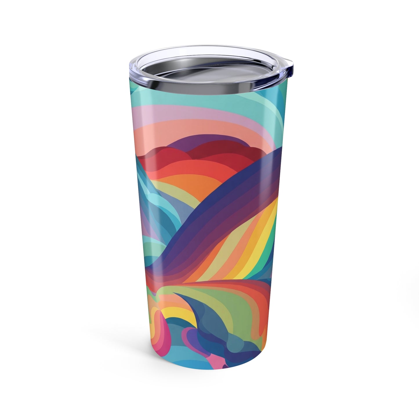 20oz Stainless Steel Printed Tumbler With Double Wall Vacuum Insulation And Leak Proof Lid For Hot Or Cold