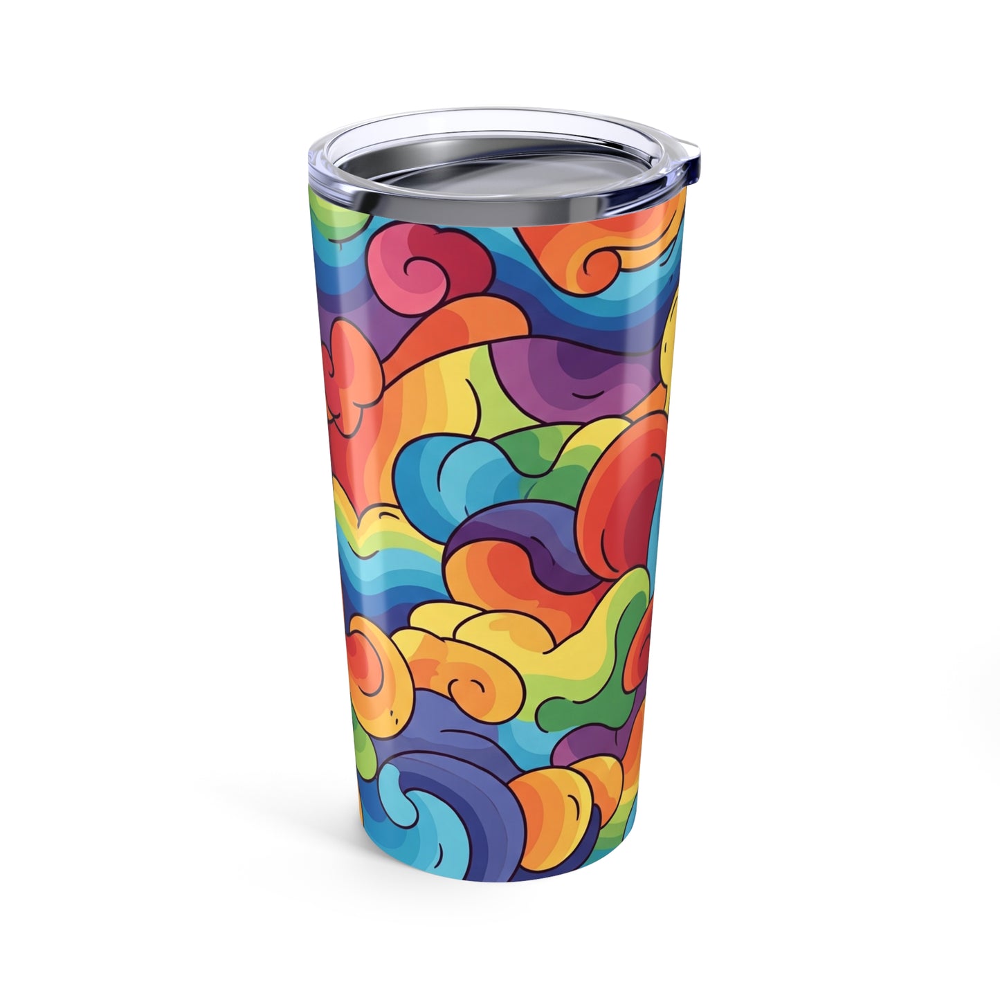 Printed 20oz Stainless Steel Tumbler With Lid For Hot And Cold Drinks Made For Daily Use Durable And Dishwasher