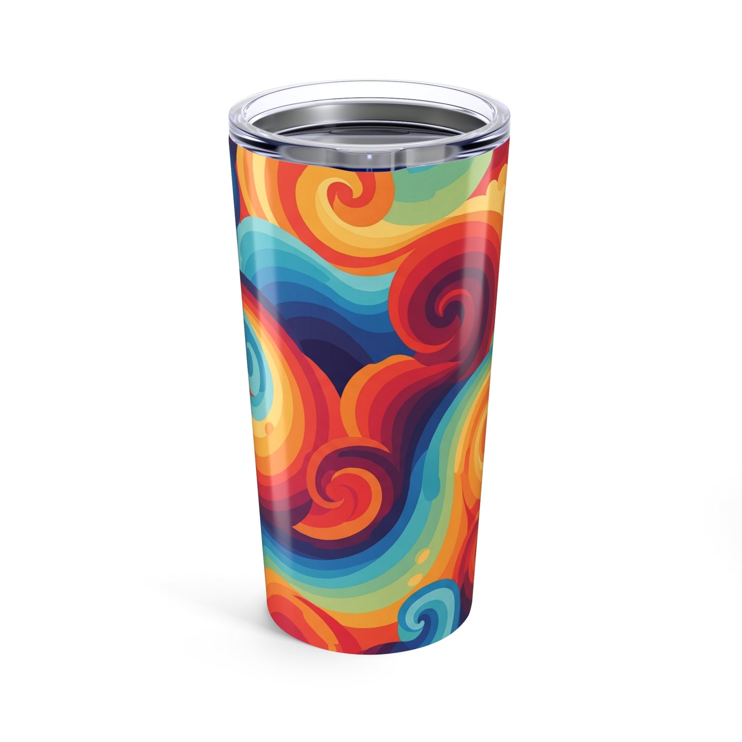 20oz Stainless Steel Travel Mug Double Wall Vacuum Insulated Bpa Free Printed Coffee Cup For Hot And Cold Beverages