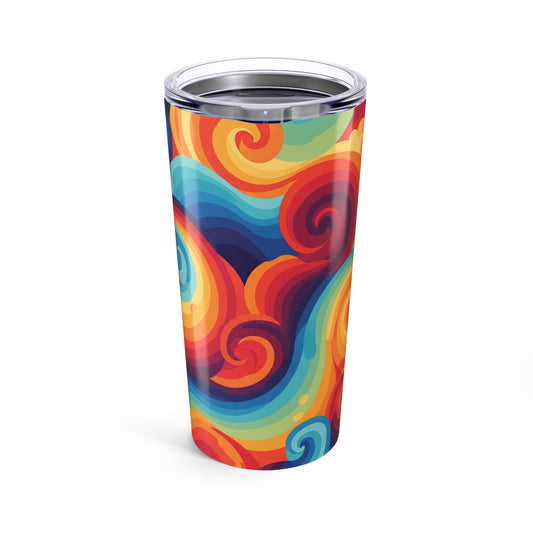 20oz Stainless Steel Travel Mug Double Wall Vacuum Insulated Bpa Free Printed Coffee Cup For Hot And Cold Beverages