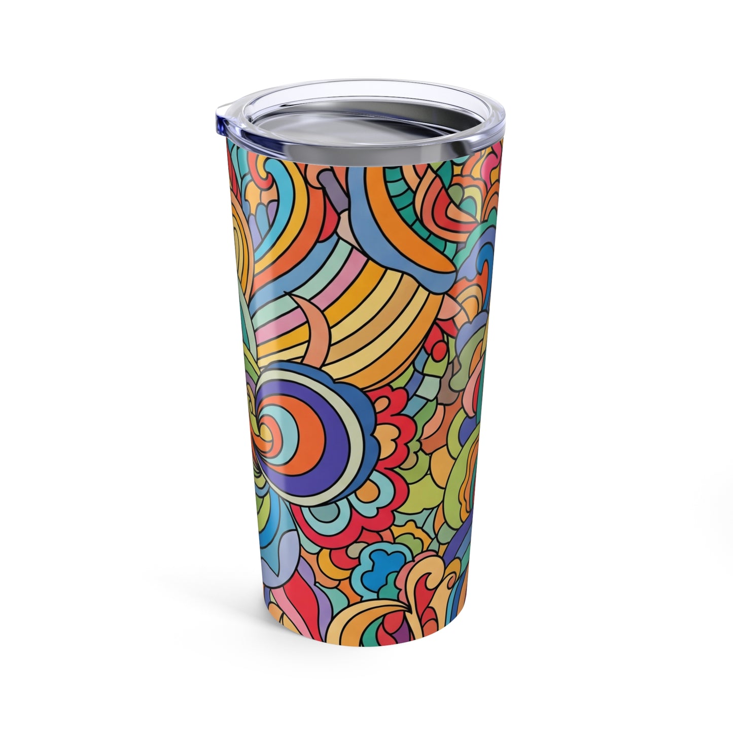 20oz Stainless Steel Tumbler With Vacuum Insulation And Double Wall Leak Proof Travel Mug Printed Hot And Cold