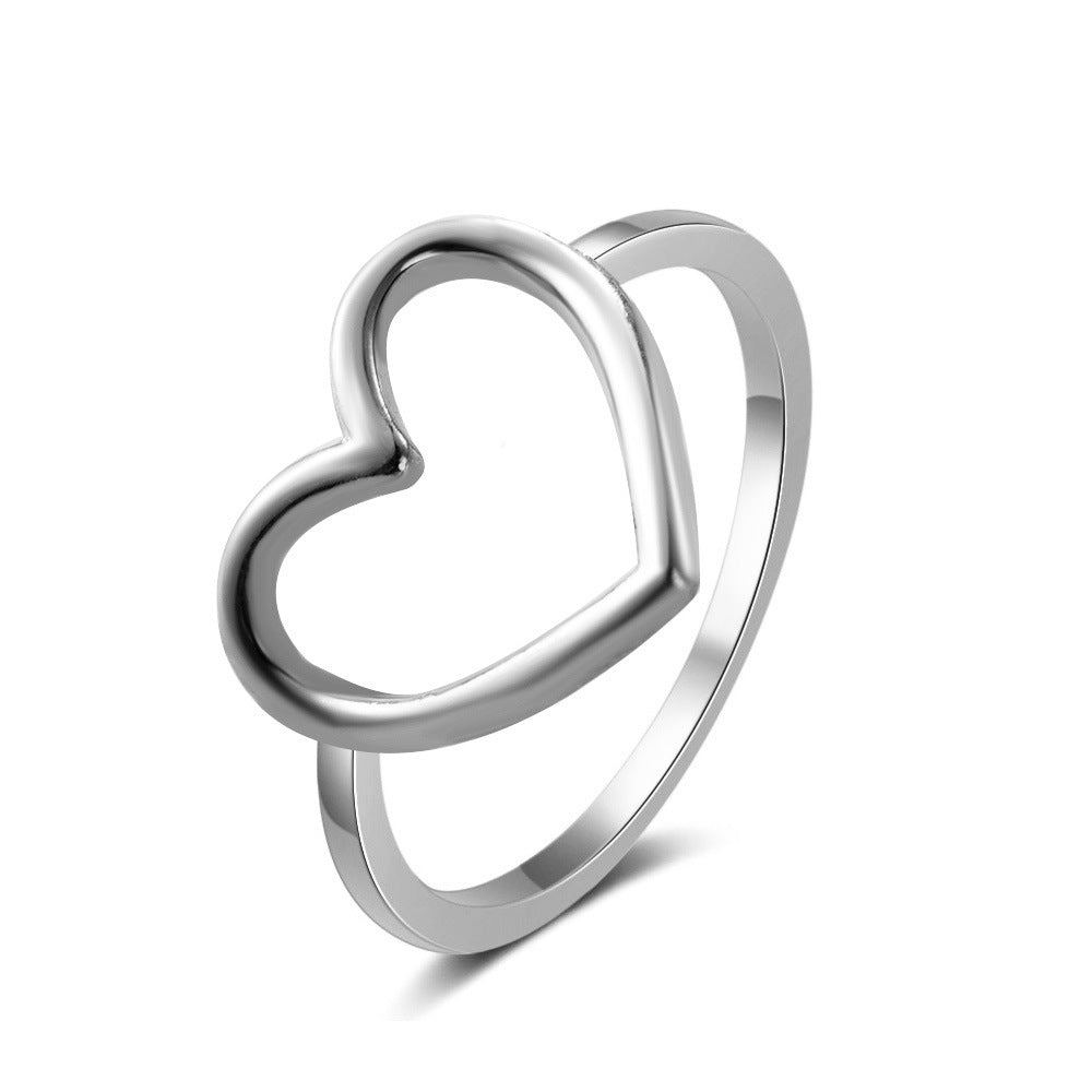 Womens Alloy Rings Retro Geometric Pearl Portrait Ring Love Rings Fashion Jewelry Unto Women Metal Rings Retro