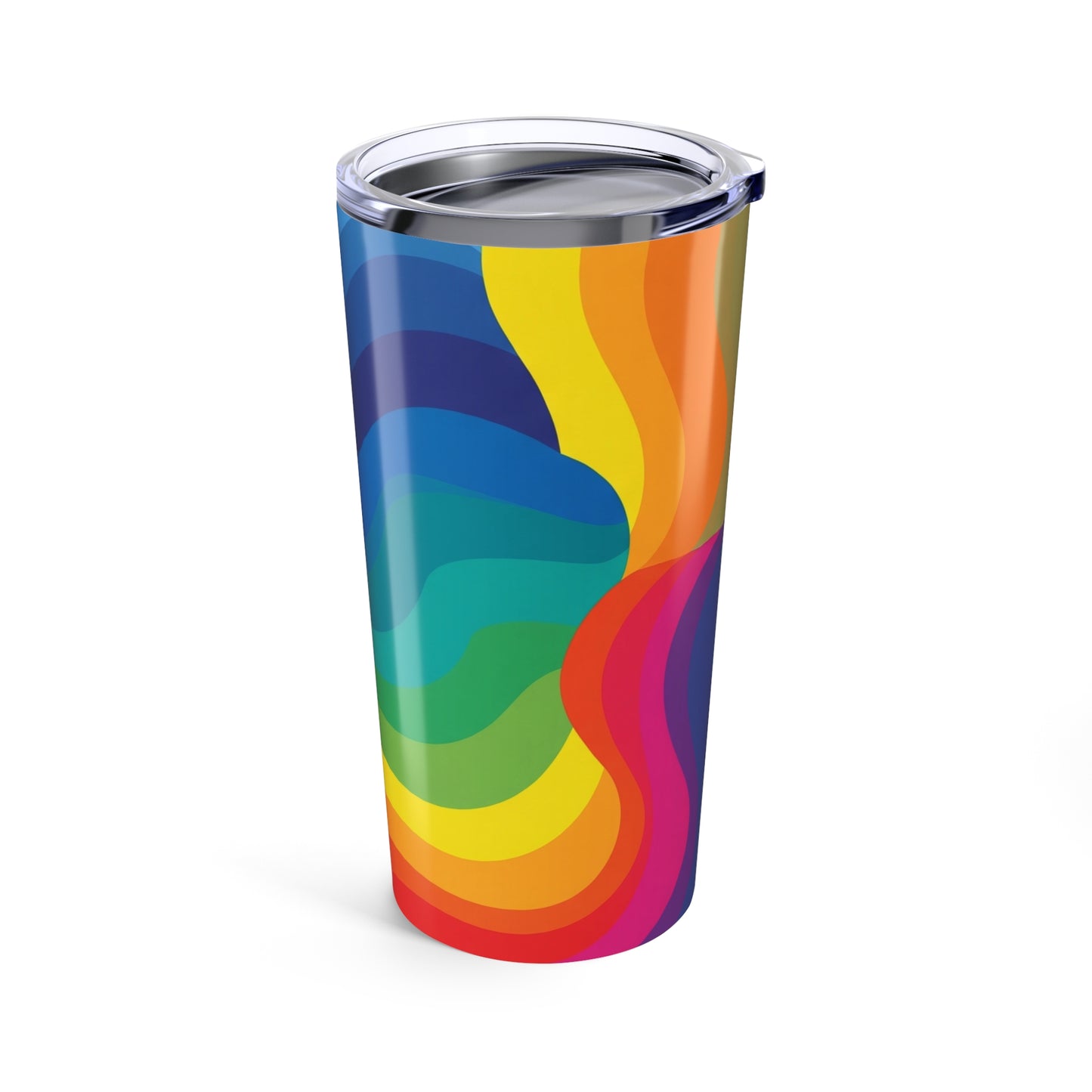 20oz Stainless Steel Insulated Tumbler With Lid Dishwasher Safe Spill Resistant Printed Hot Cold Drink Travel Mug