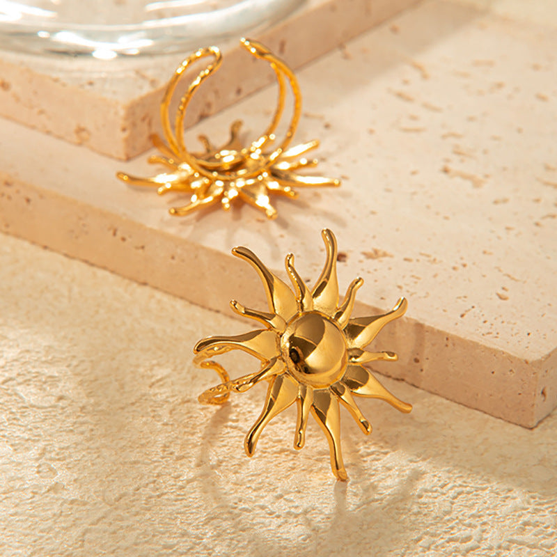 Dual Layer Open End Ring Stainless Steel Unisex Fashion Accessory Minimal Everyday Jewelry Gift Idea Style Now