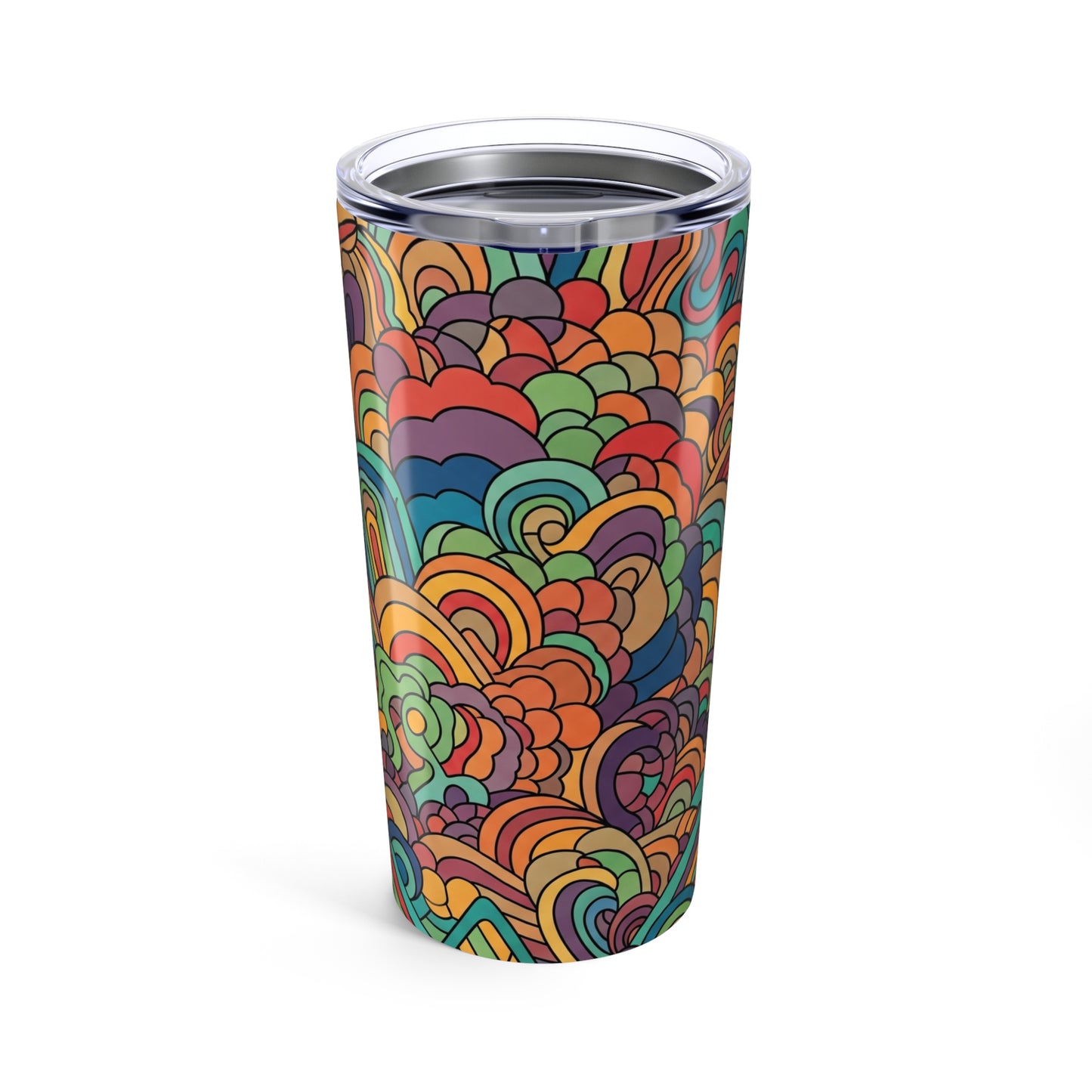 20 Oz Stainless Steel Tumbler With Double Wall Vacuum Insulation Keeps Hot Or Cold Drinks Leak Proof And