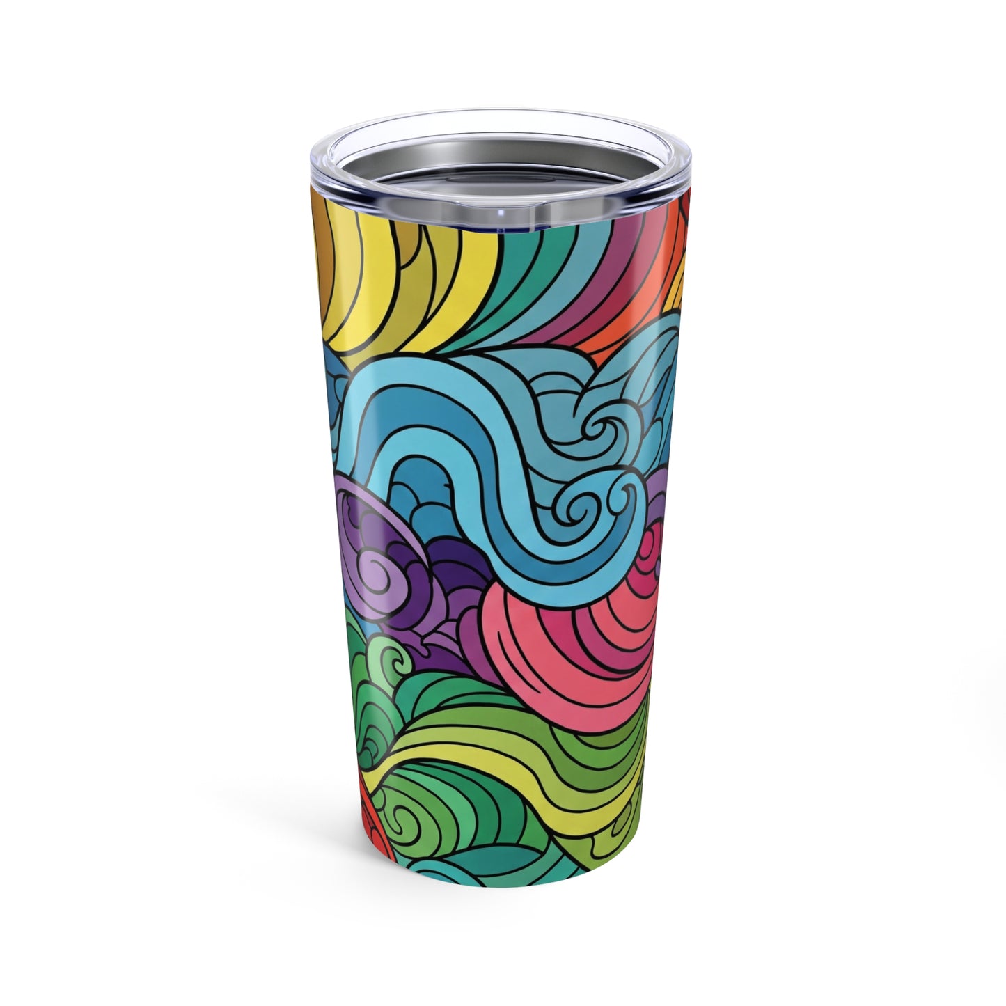 20 Ounce Stainless Steel Tumbler With Double Wall Vacuum Insulation Leak Proof Durable Travel Mug For Hot Or Cold