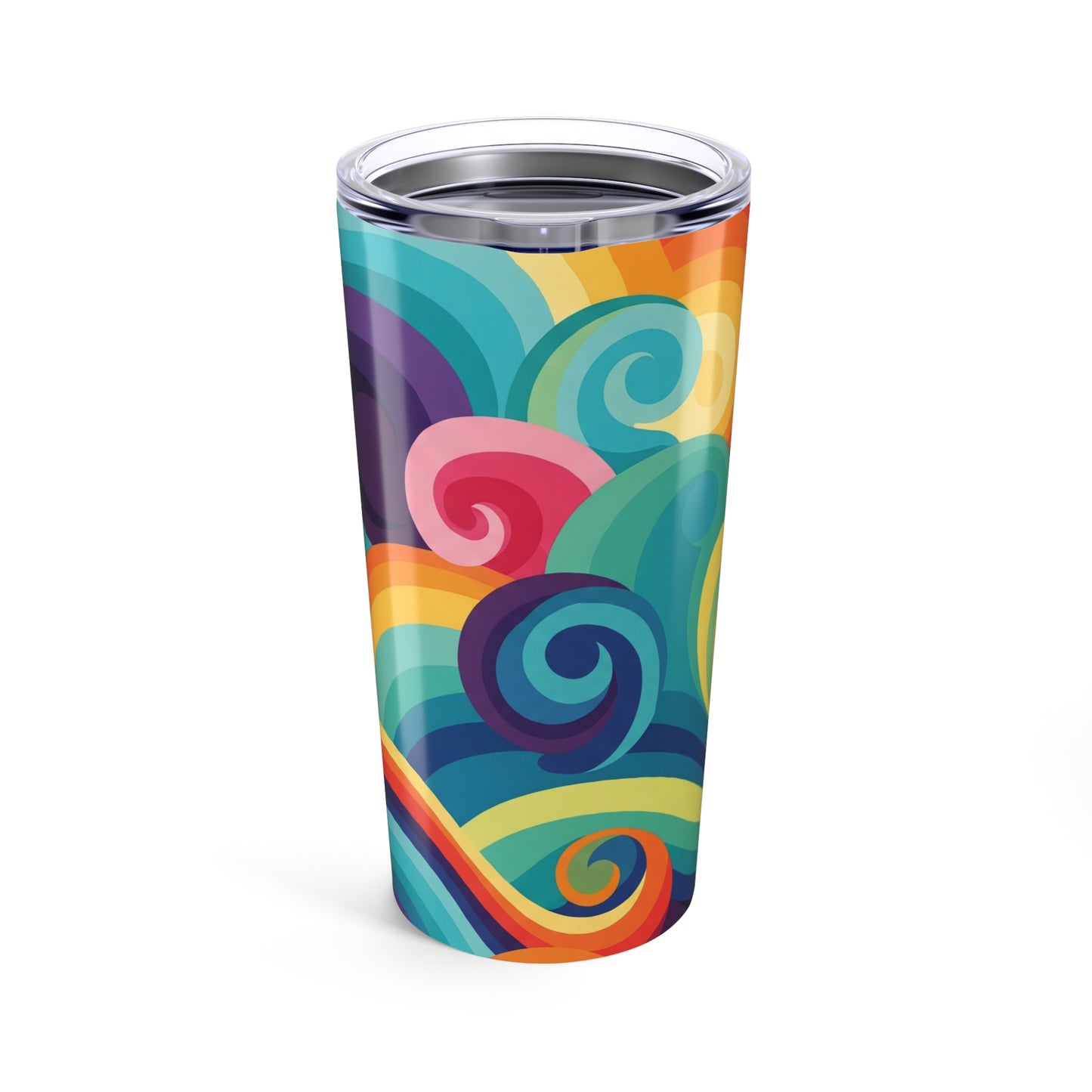 Printed 20oz Stainless Steel Tumbler Travel Mug With Double Wall Insulation Keeps Hot Or Cold Beverages