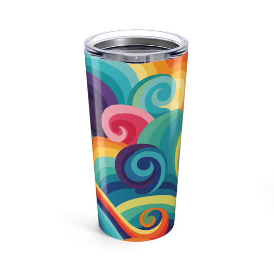 Printed 20oz Stainless Steel Tumbler Travel Mug With Double Wall Insulation Keeps Hot Or Cold Beverages