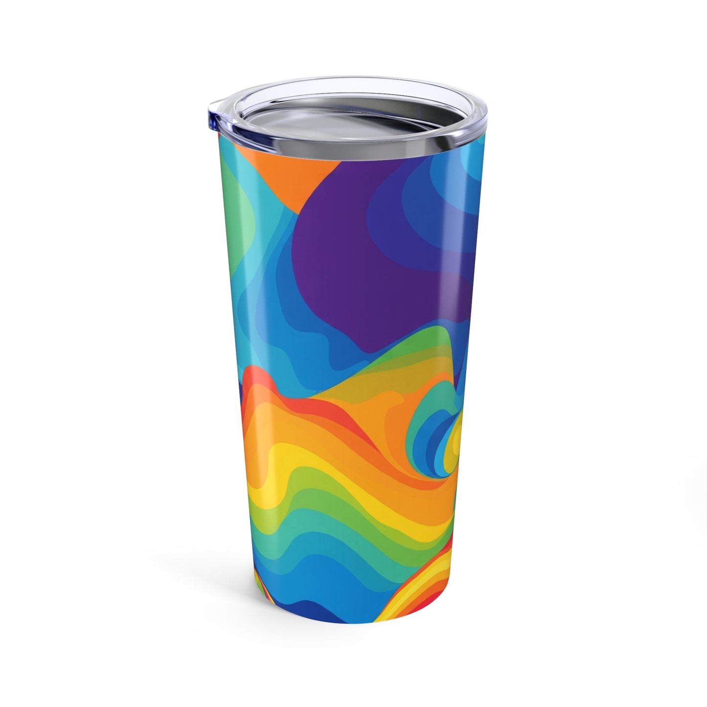 20oz Stainless Steel Tumbler With Double Wall Insulation Dishwasher Safe Travel Mug Printed Art Keeps Beverages