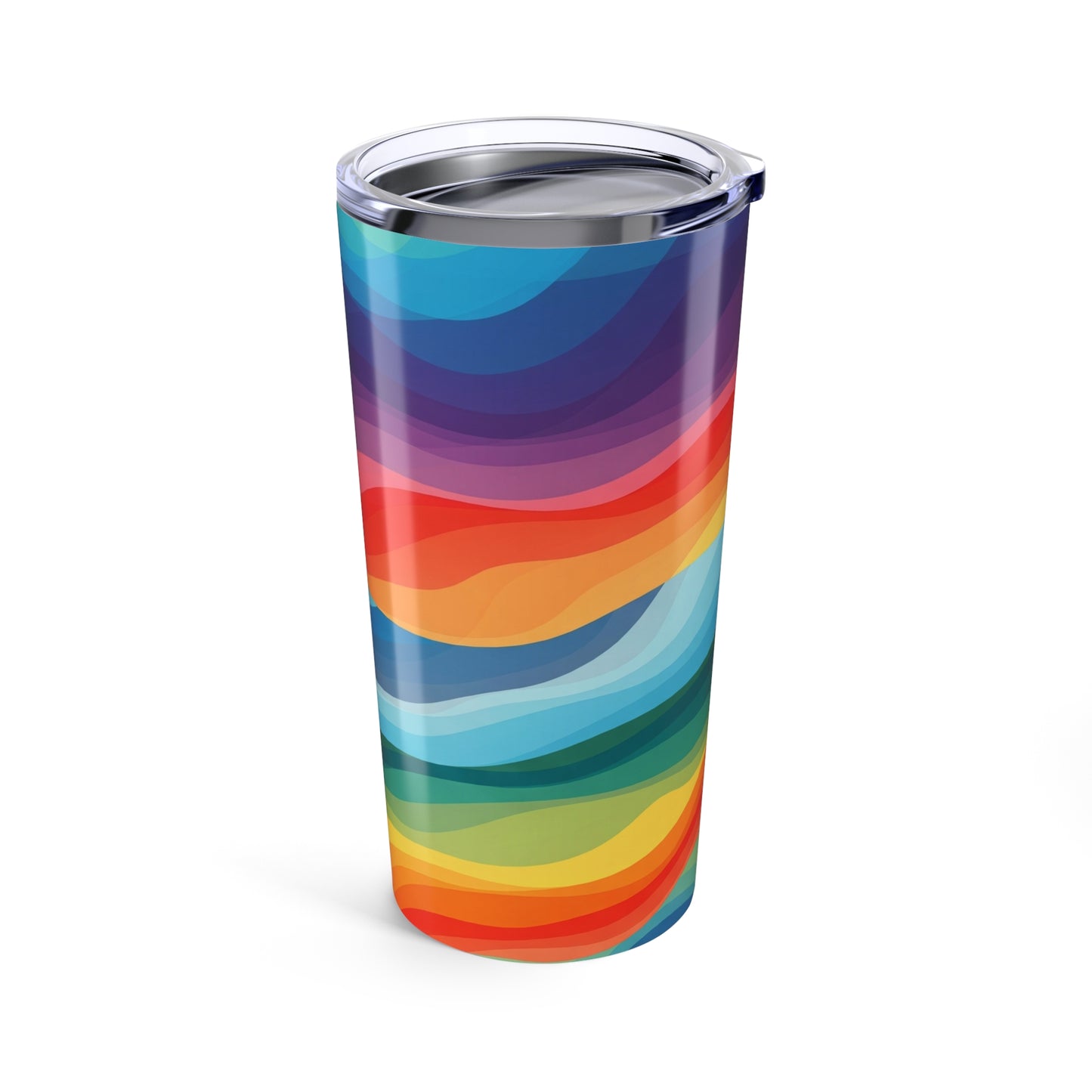 20 Ounce Stainless Steel Tumbler With Double Wall Vacuum Insulation Travel Mug Durable Thermal Printed Drinkware