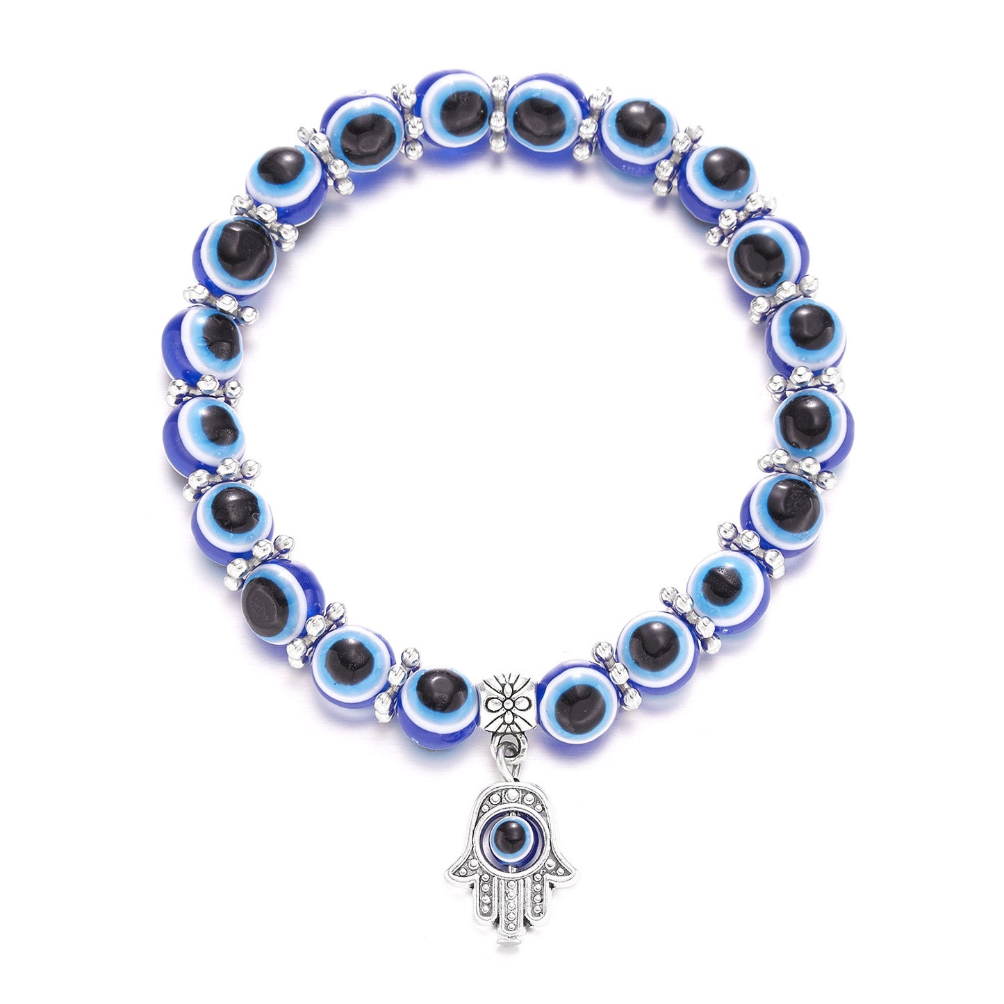Handmade Personalized Wishing Bracelet Adjustable Alloy Resin Elastic Rope Friendship Charm Bracelet For Women