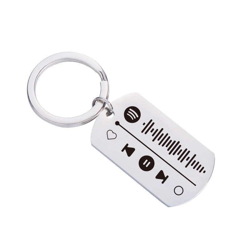 Stainless Steel Keychain Mirror Polished Surface Durable Metal Key Ring Strong Key Holder 25mm Steel Rose Gold Packaging