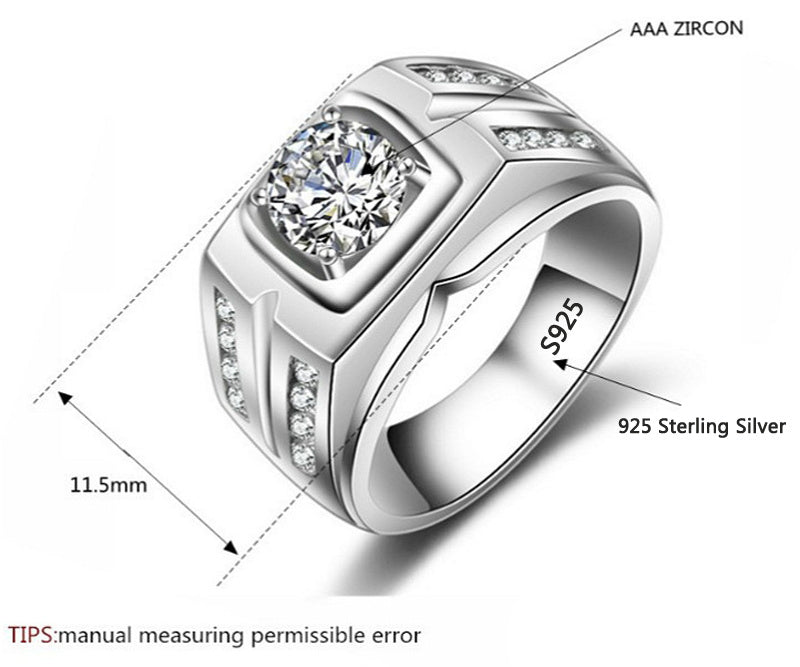 925 Sterling Silver Ring For Women And Girls European American Design Fine Jewelry Elegant Everyday Wear Gifts