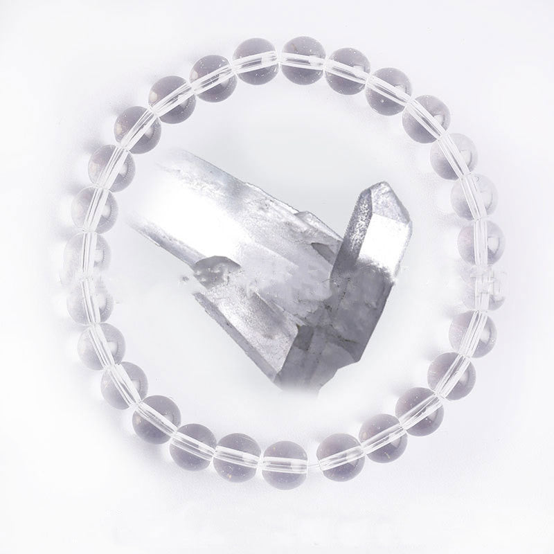 Unisex Bead Bracelet Natural Stone Hand Polished Vintage Geometric Spherical Design for Women and Men Elegance