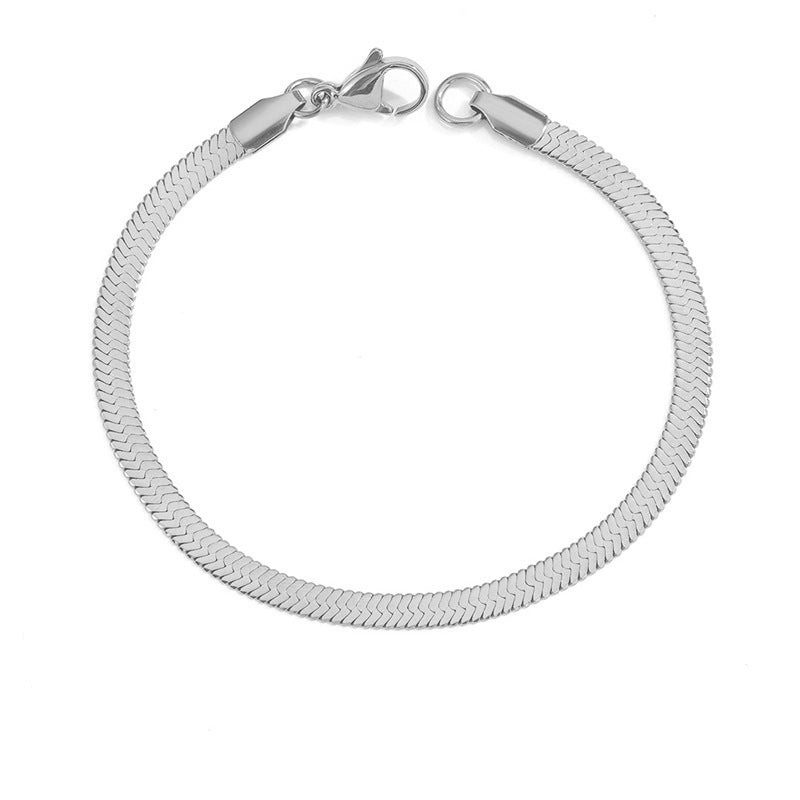 Gold Plated Stainless Steel Bracelet For Women Girls