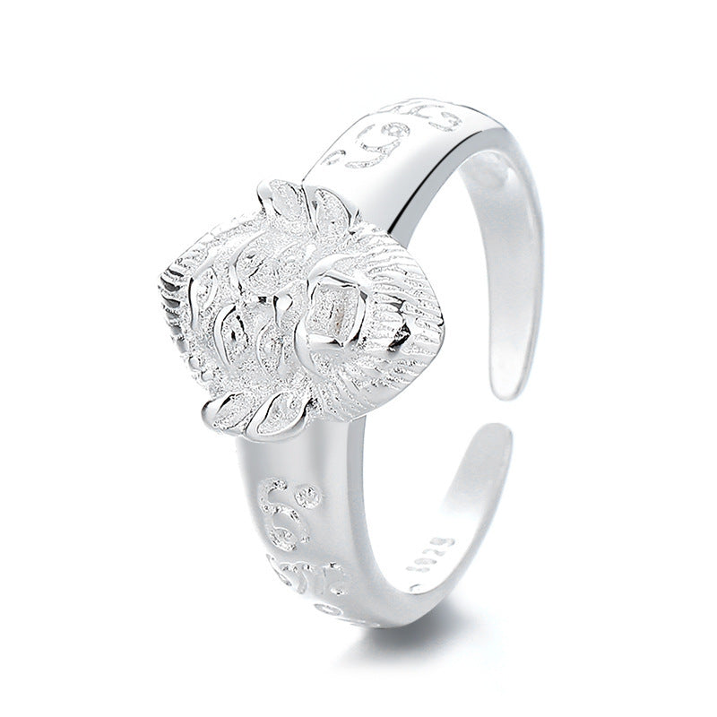 Womens Adjustable Monkey Ring With Five Eyes And Four Ears Copper Daily Wear Jewelry For Everyday Style Trendy