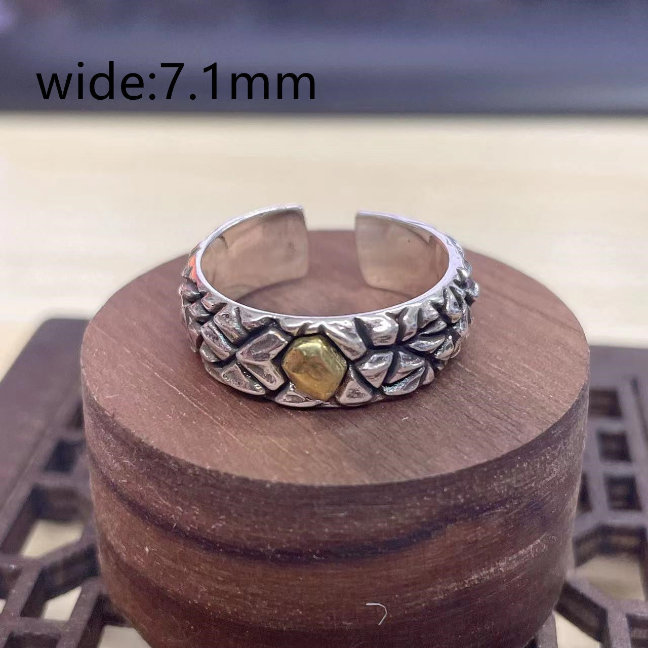 Dragon Ring For Women Adjustable Opening Alloy Jewelry European Style Silver And Black Dragon Scale Ring Elite