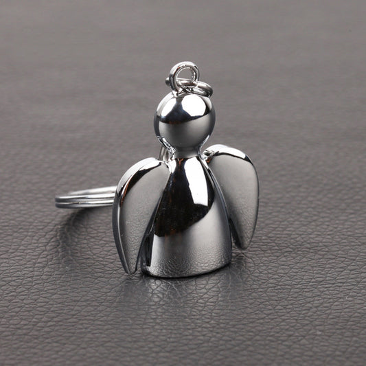 Unisex Angel Keychain Doll Shape Key Ring Zinc Alloy for Keys Bags Accessories Durable Everyday Keychain Items