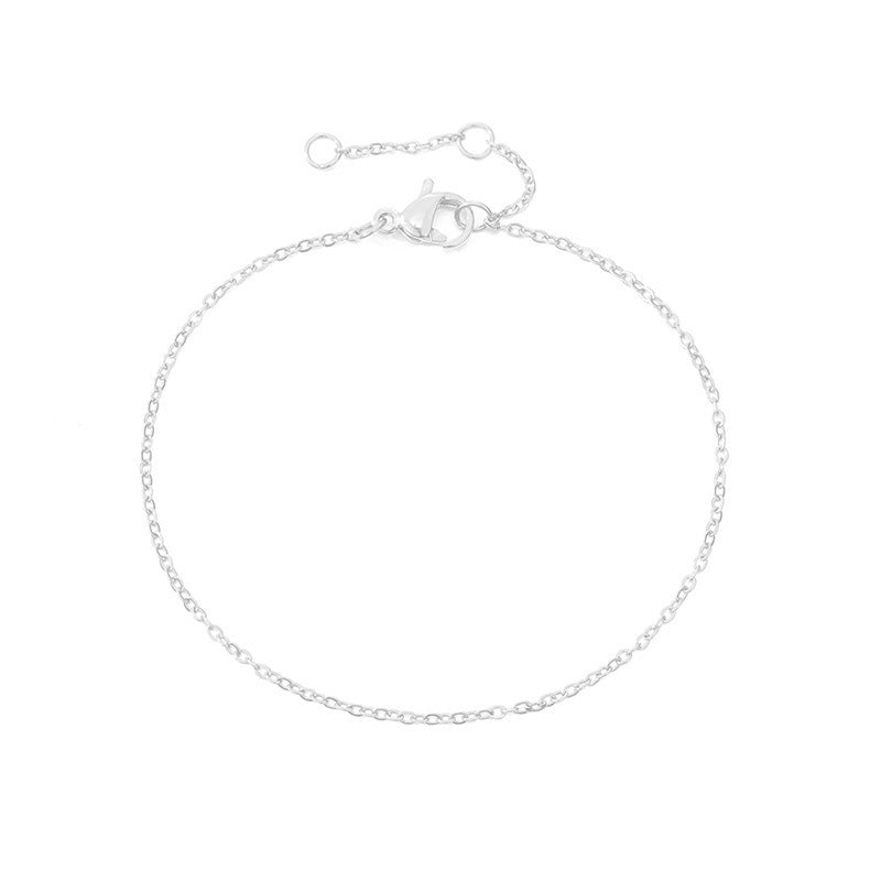 Stainless Steel Multi Layer Chain Bracelet U Shaped Design Electroplating Elegant Bracelet for Women and Girls