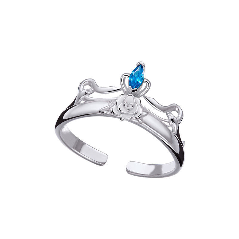 Unisex Copper Adjustable Ring Ornament For Anime Fans Jewelry Irregular Design Gift Idea Secondary Element Ring