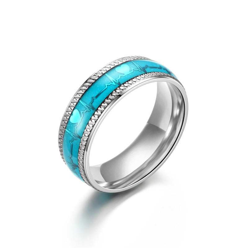 Stainless Steel Couple Ring 8mm Polished Men Women Wedding Band For Promise Anniversary Jewelry Durable Shine Wear