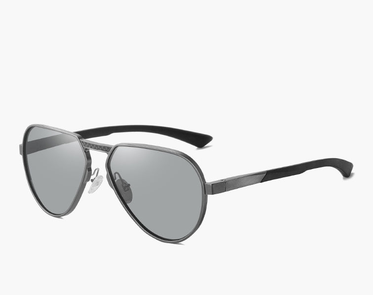 Polarized Sunglasses For Men And Women Aluminum Magnesium Alloy Frame Large Metal Frame TAC Lenses UV Protection