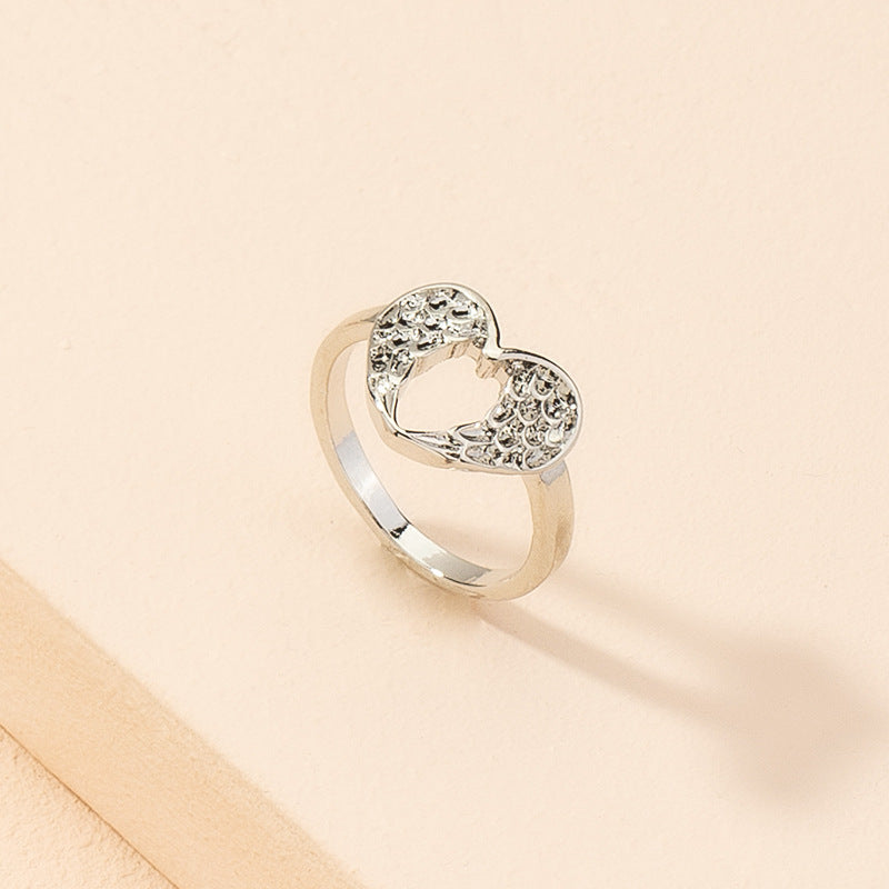 Unisex Alloy Ring Retro Butterfly Zodiac Geometric Design Electroplated Fashion Jewelry for Travel Holiday Kit