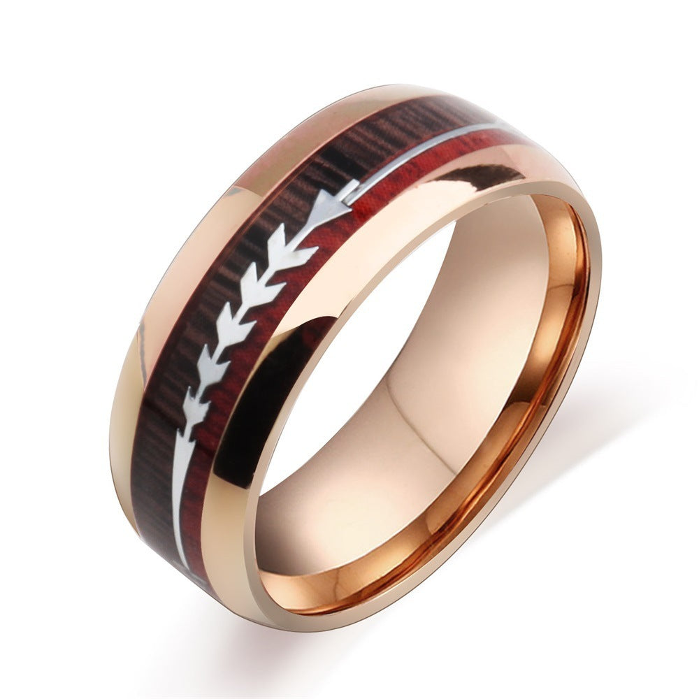 Stainless Steel Ring 8mm Fashion Band For Men Women