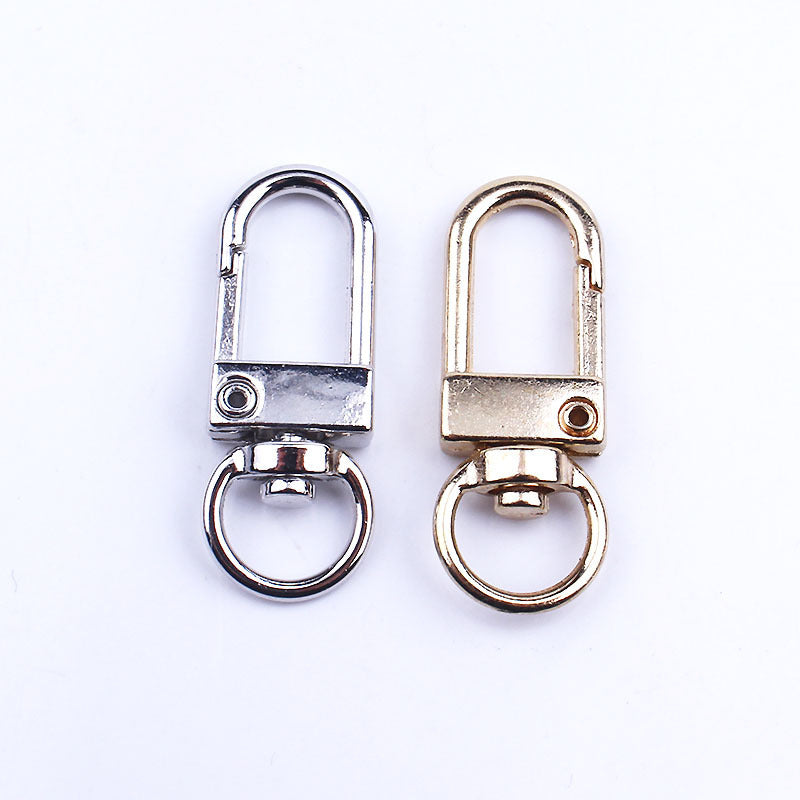 Zinc Alloy Latch Hardware Buckle Key Ring DIY Jewelry