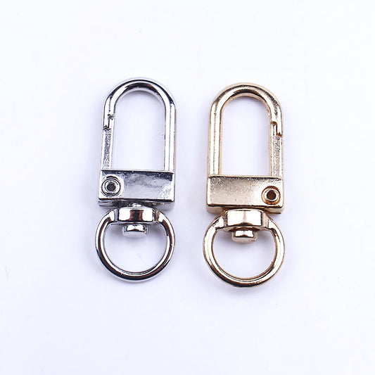 Zinc Alloy Latch Hardware Buckle Key Ring DIY Jewelry