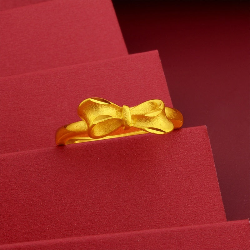 Vietnam Placer Gold Ring For Women Does Not Fade