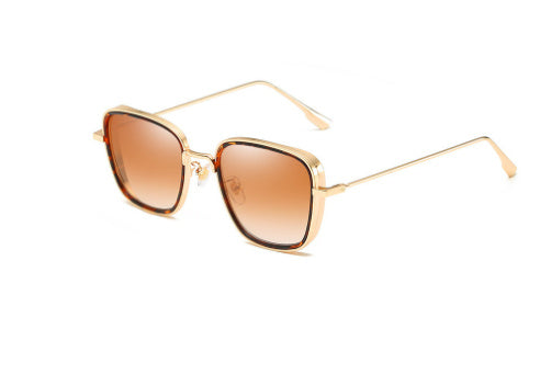 Women Sunglasses Metal Frame Retro Square Style Travel Fashion Wear Party Gatherings UV Protection Polarized Lenses