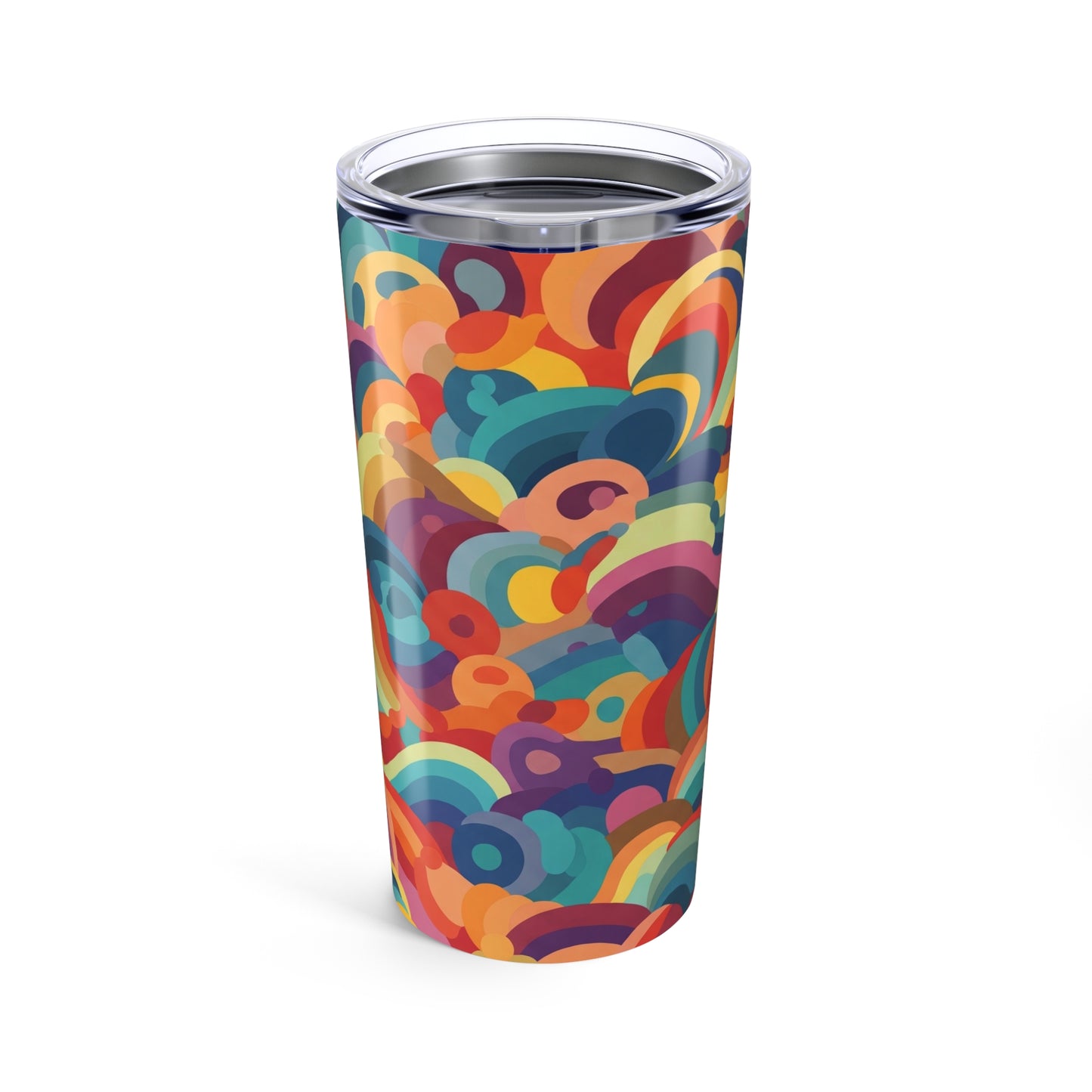 20oz Stainless Steel Travel Mug Double Wall Vacuum Insulation Spill Resistant Durable Printed For Hot And Cold