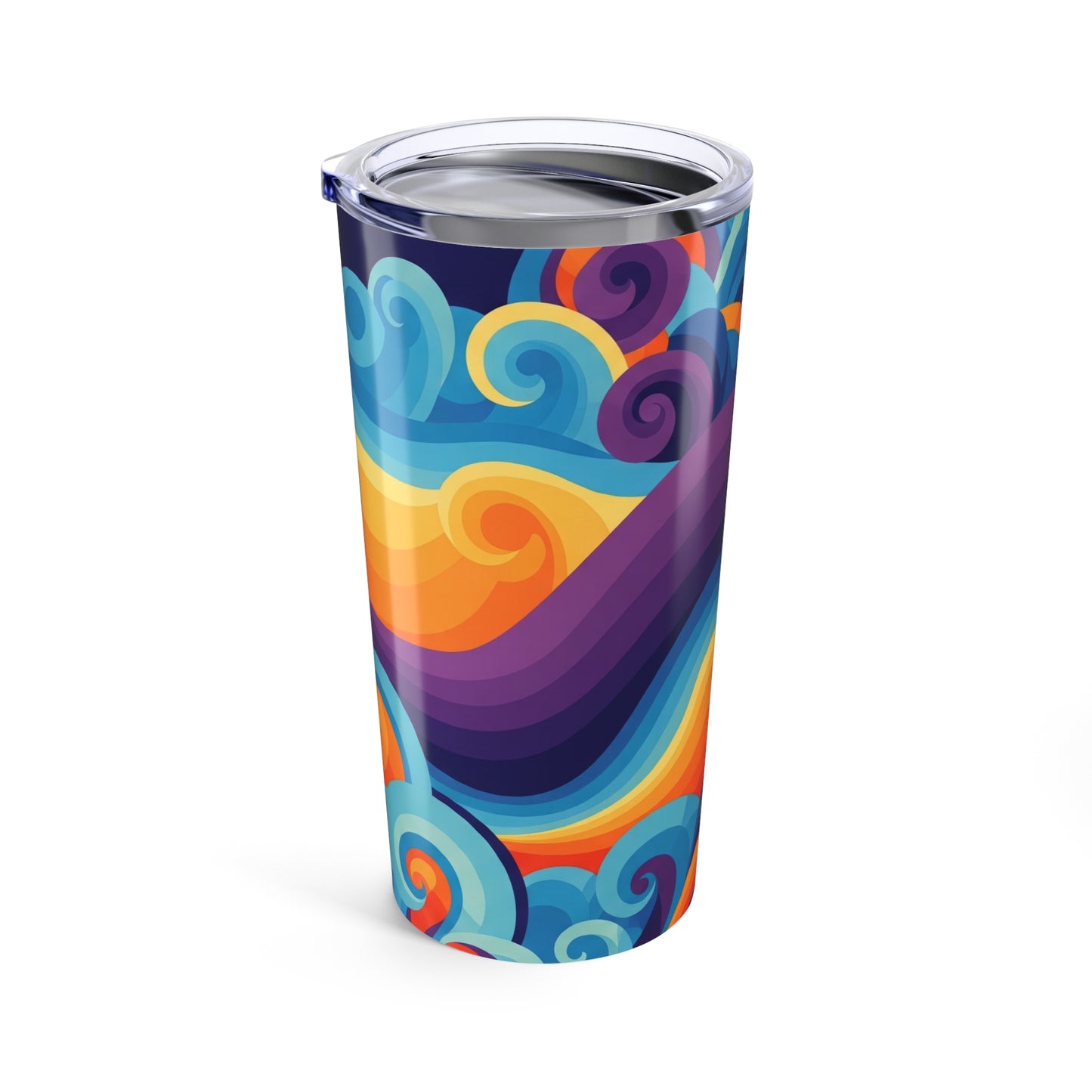 20Oz Stainless Steel Tumbler With Lid Double Wall Vacuum Insulation Keeps Beverages Hot Or Cold Durable Travel Mug
