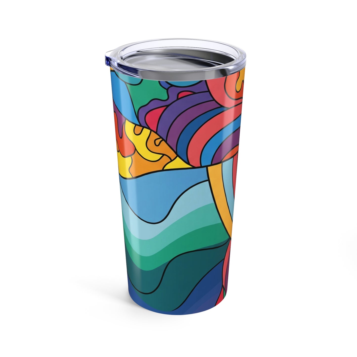 20oz Stainless Steel Tumbler With Double Wall Vacuum Insulation Spill Resistant Thermal Travel Mug For Hot Or Cold