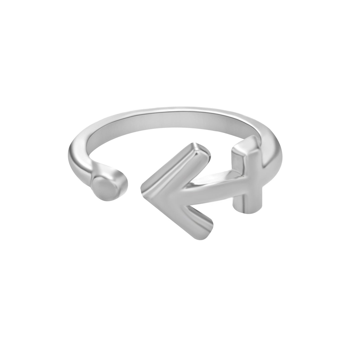Unisex Zodiac Constellation Ring Adjustable Opening Alloy Electroplated Creative Symbol Jewelry Fashion For All