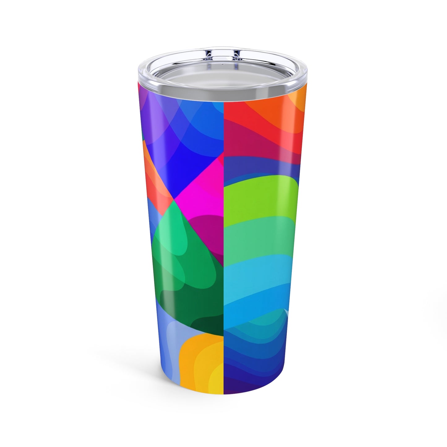 20oz Stainless Steel Tumbler Double Wall Vacuum Insulated Leakproof Durable Printed Hot Cold Travel Mug With Lid
